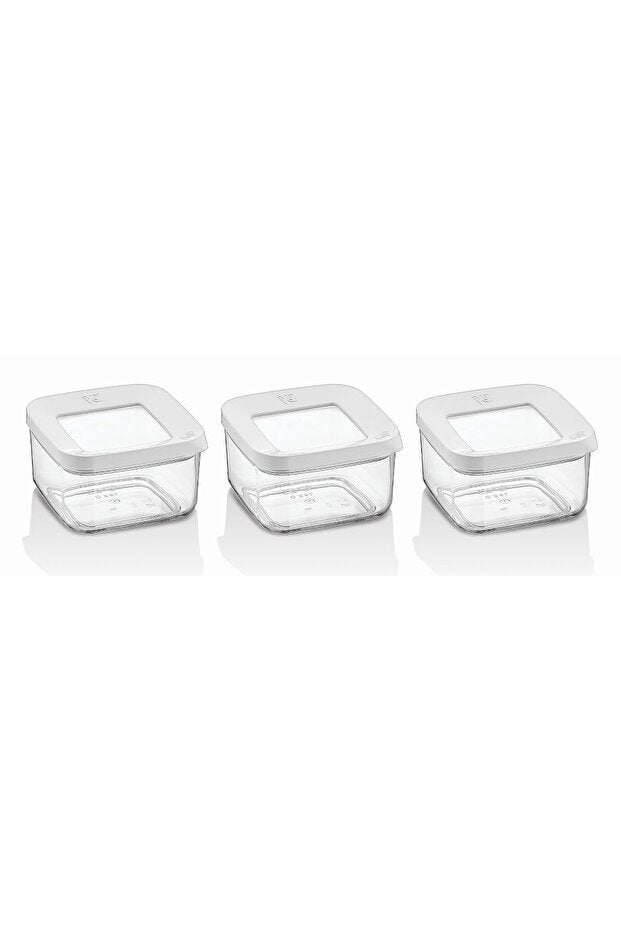 Kare Saklama Kabı 3x350 ml - GalaturQa