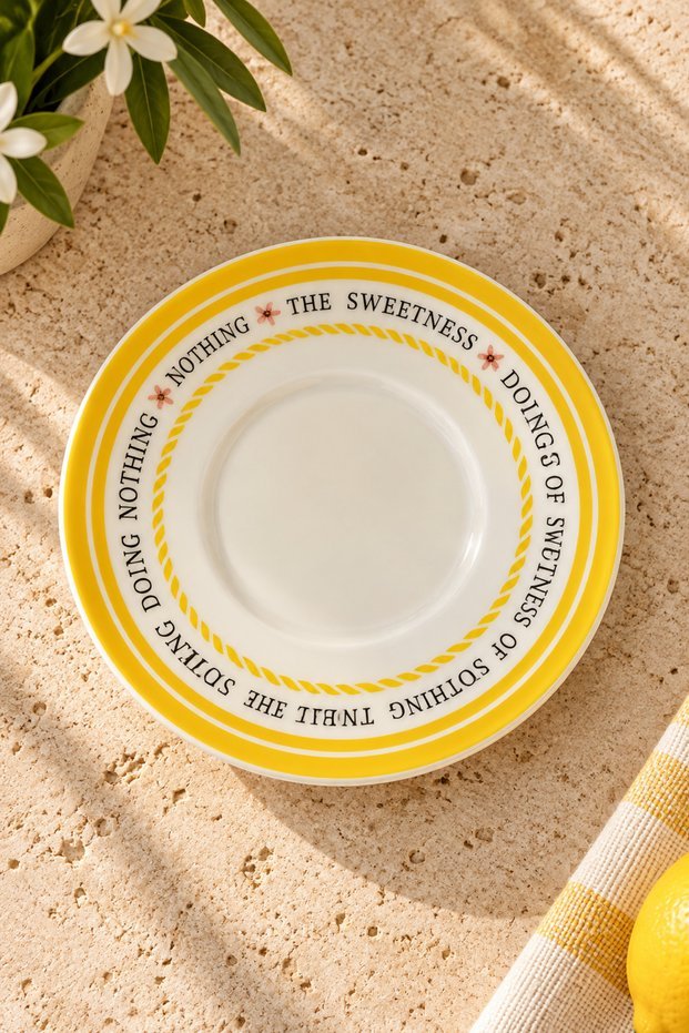 Bucolic 2'li Lemon Bliss Porselen Fincan Takımı - GalaturQa