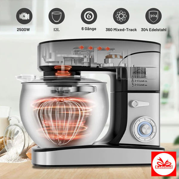 Kadoland Super Ikili - 12 Litre Hamur Makinesi + Kadoland Lahmacun Ve Bazlama Multigrill