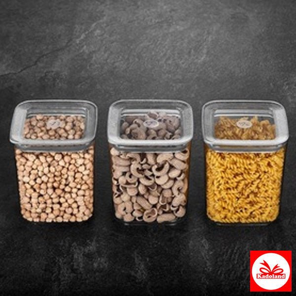 Sude Kare Saklama Kabı 3x1000 ml - GalaturQa