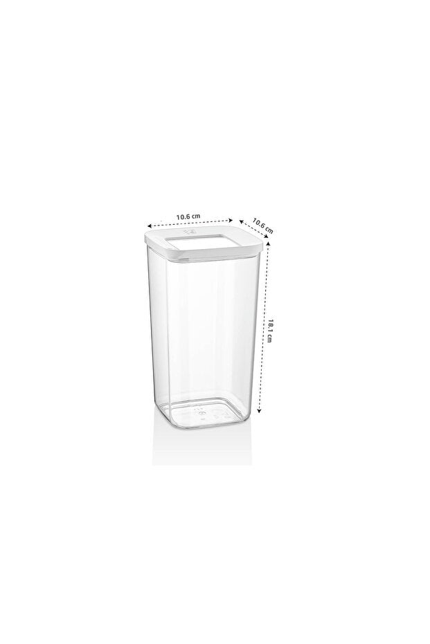 Kare Saklama Kabı Seti 3x1200 ml - GalaturQa
