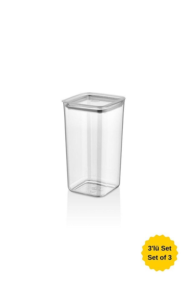 Sude Kare Saklama Kabı 3x1700 ml - GalaturQa