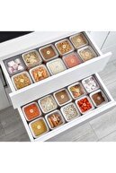 Sude Kare Saklama Kabı 5'li Set - GalaturQa