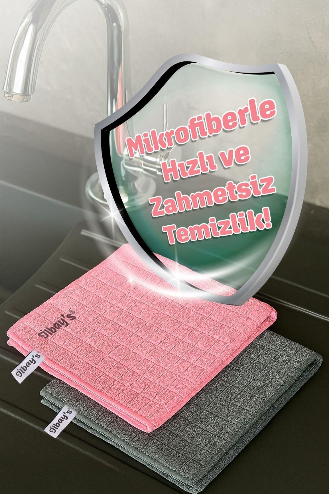 İlbay's 2'li Mikrofiber Zor Kir Bezi 40x40 cm