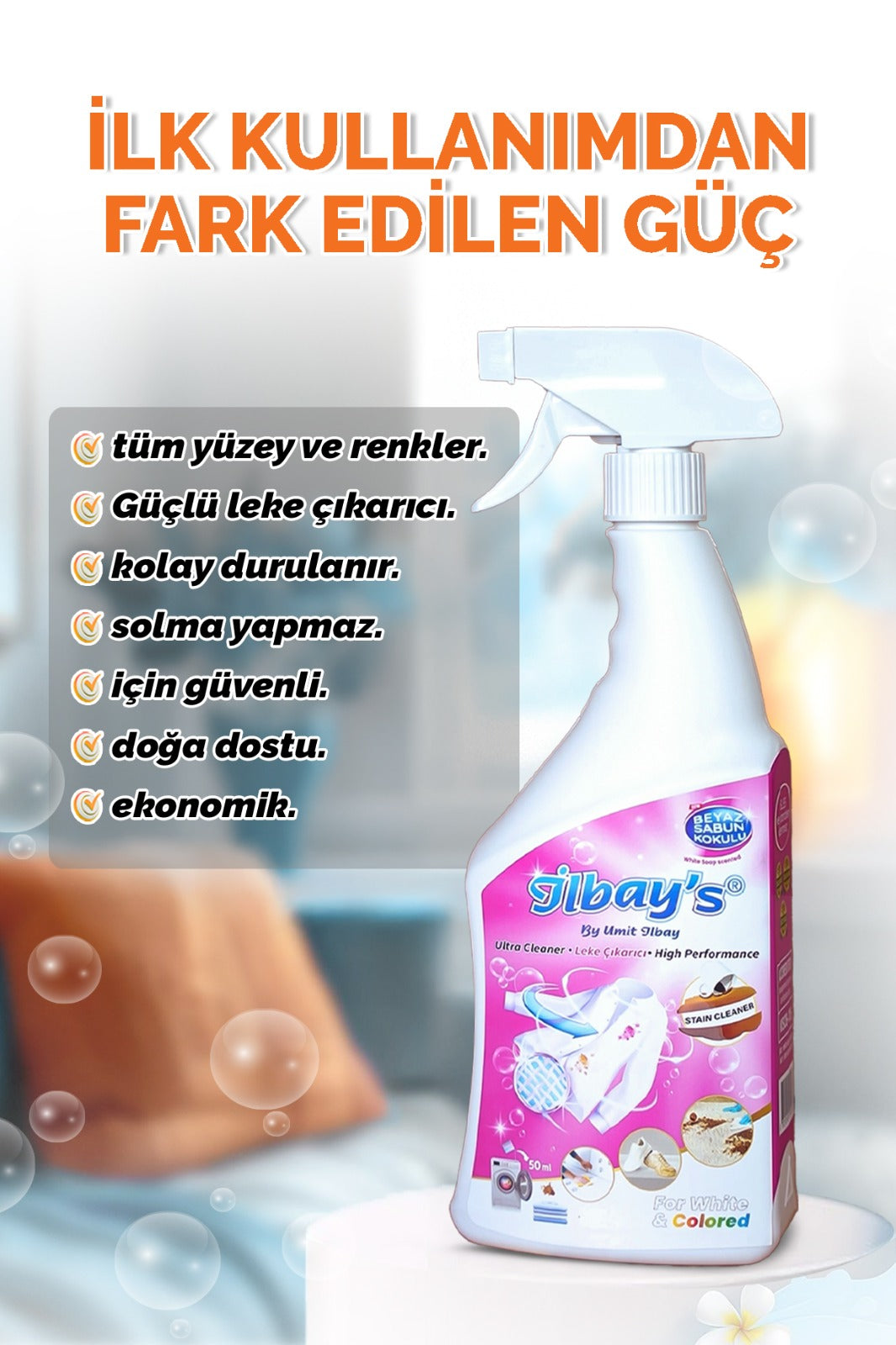 İlbay's Leke Çıkarıcı Sprey 750 ml