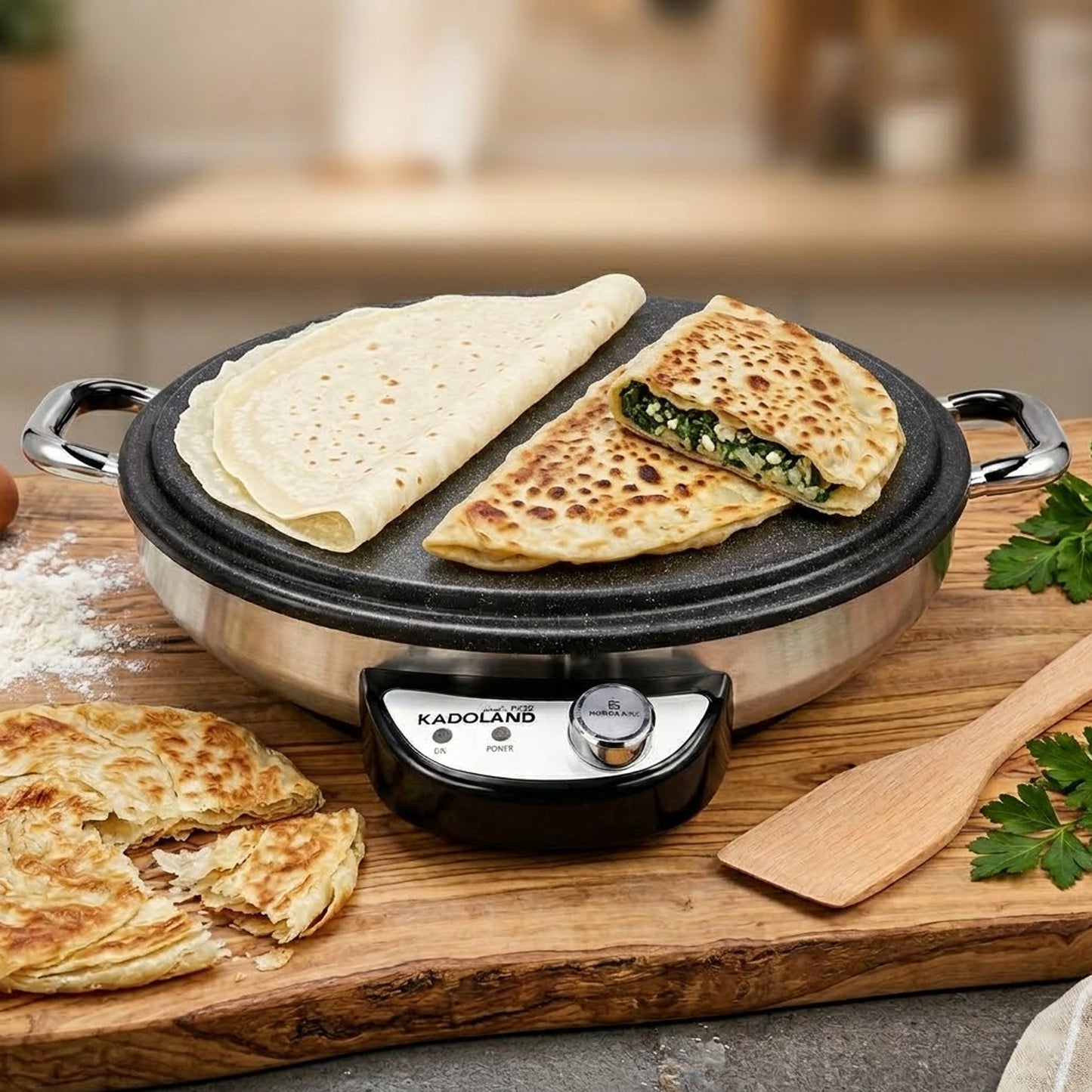 Kadoland Yufka ve Katmer Sacı / 2300 W / Teslimat 2 - 3 gün içinde - GalaturQa