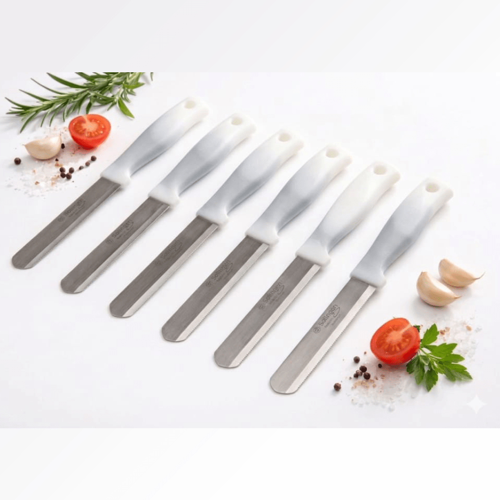 Solingen Büyük Boy Tırtıklı Tereyağı Bıçağı - GalaturQa